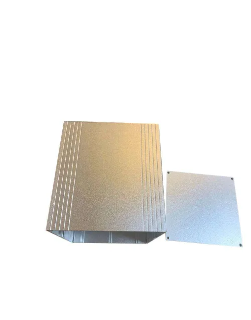 Hình ảnh Hộp chup biến áp bằng nhôm anot 13.5 x 13.5 cao 13 cm