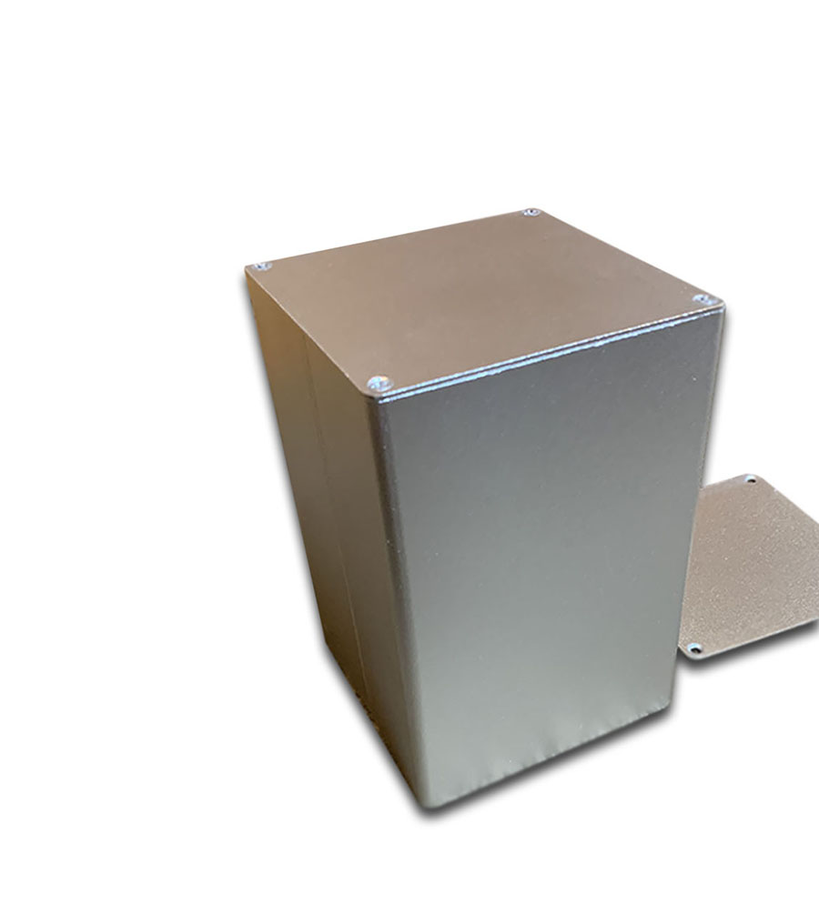 Hộp chup biến áp bằng nhôm anot 9 x 9 cao 13 cm